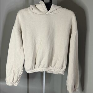 ZARA  Cream Women's Pullover Hoodie